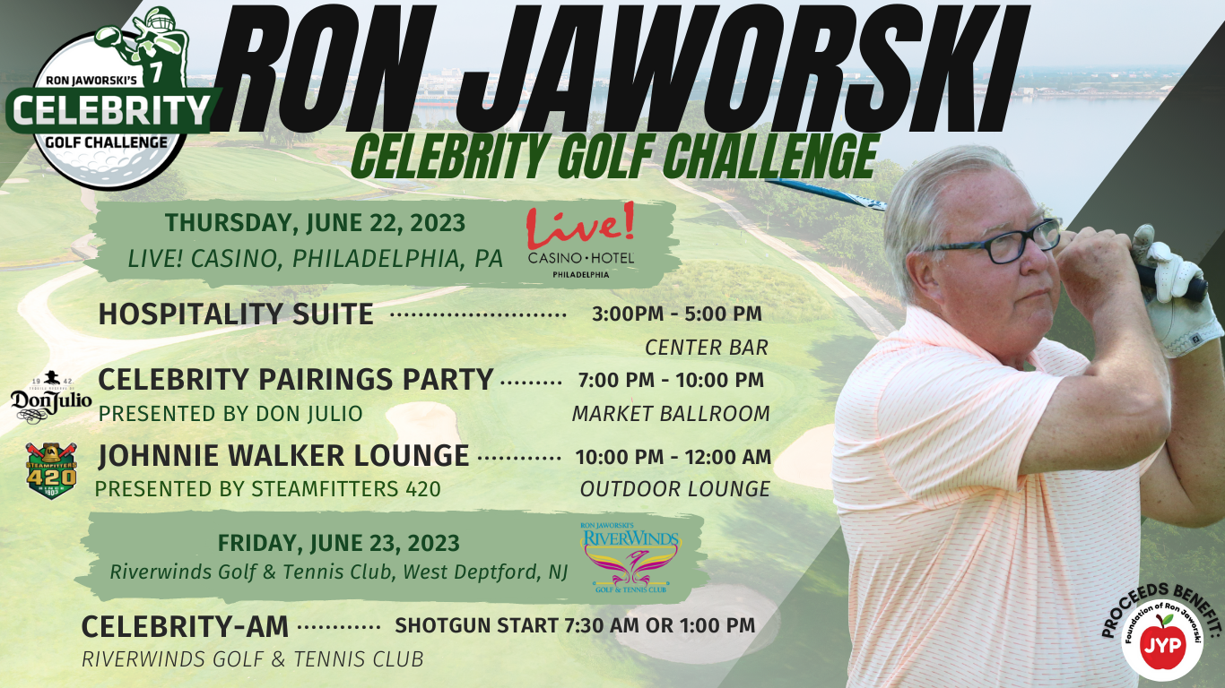 Ron Jaworski Celebrity Golf Challenge June 22-23, 2023