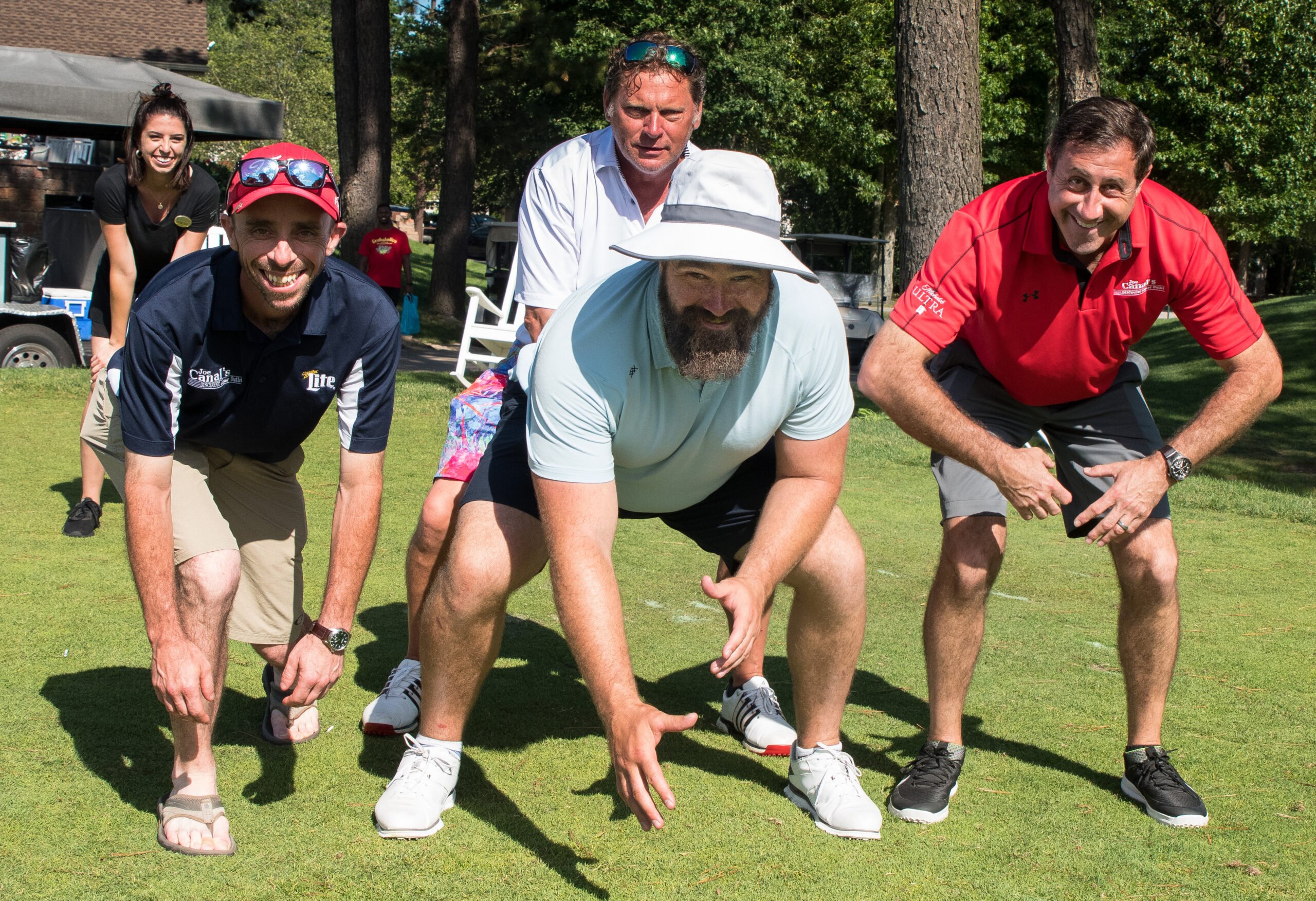 Jason Kelce Ron Jaworski Celebrity Golf Challenge