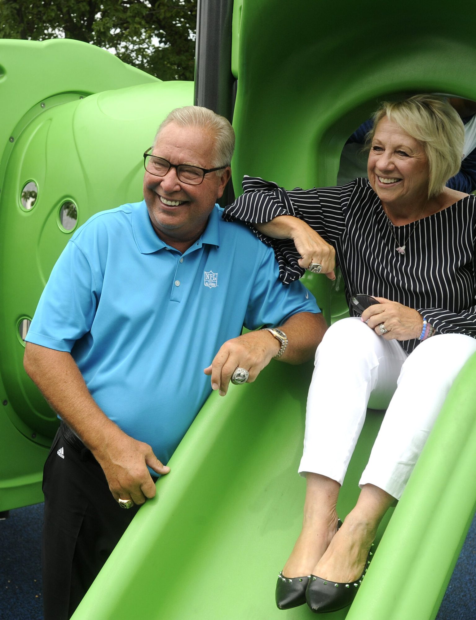 Ron and Liz Jaworski Celebrate New Park in Philadelphia